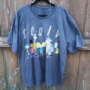 Nickelodeon SQUAD Short Sleeve T-Shirt Sz. 2XL